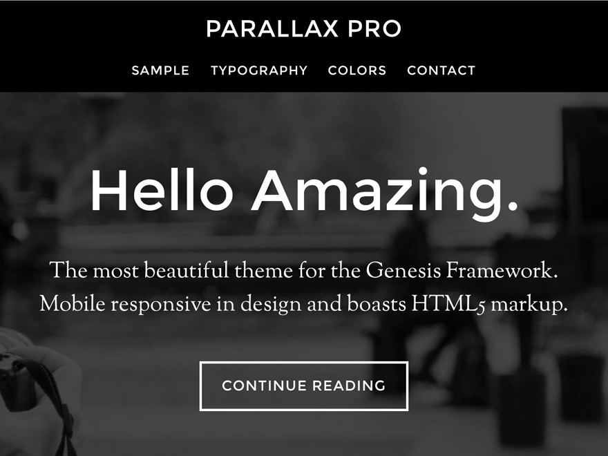 Parallax Pro Theme